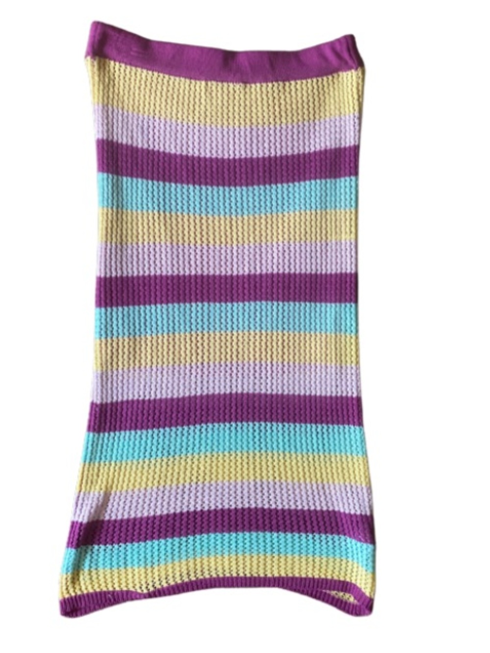 BCBGeneration Multicolor Knit Women’s Skirt with Knee Length Slip Size XL